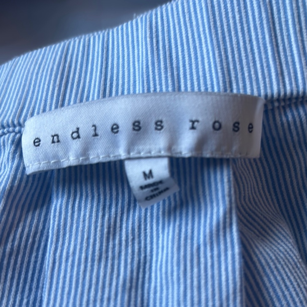 Endless Rose Blue Striped Men's Shirt